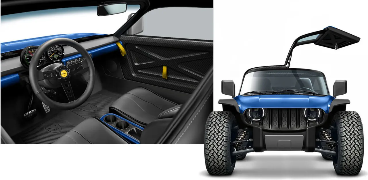 Laduna concept interior and gullwing front study